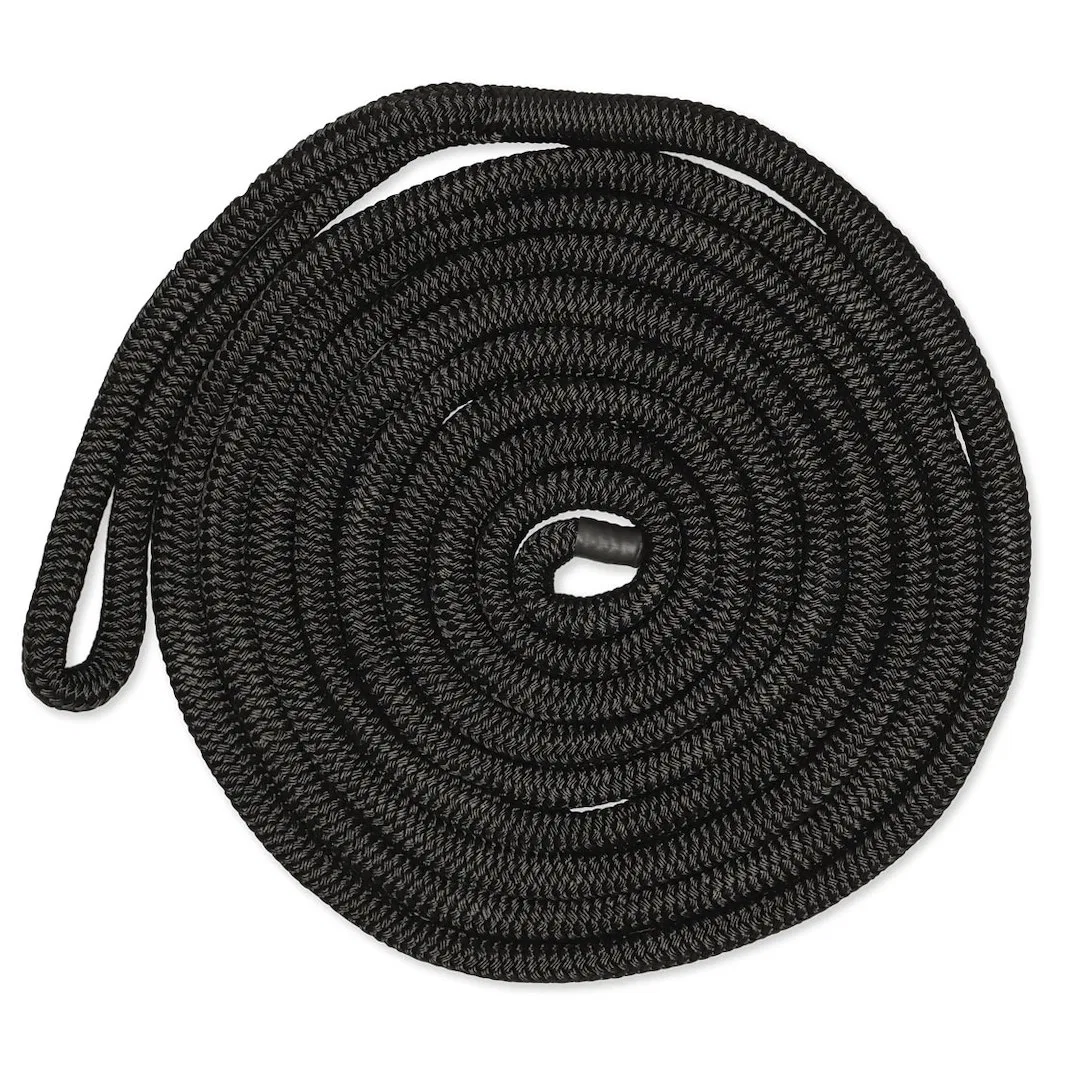 CDL5825BK – CMP GROUP Dock Line, Double Braided UV Resistant/ Abrasion Resistant 5/8 Inch Diameter x 25 Foot Length B...